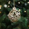 Plastic Christmas Gold Plating Hanging Pendant Elk Snowflake Angel Xmas Pendants Butterfly Decorative Christmas Tree Ornaments
