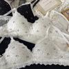 Female Summer Thin Style No Underwire Gathers Up The Support Prevent Droop Small Chest Gathers To Adjust The Underwear