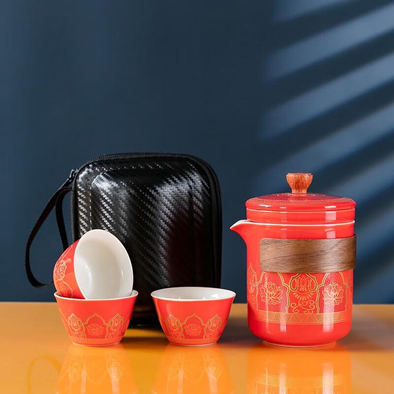 Travel Ceramic Tea Set