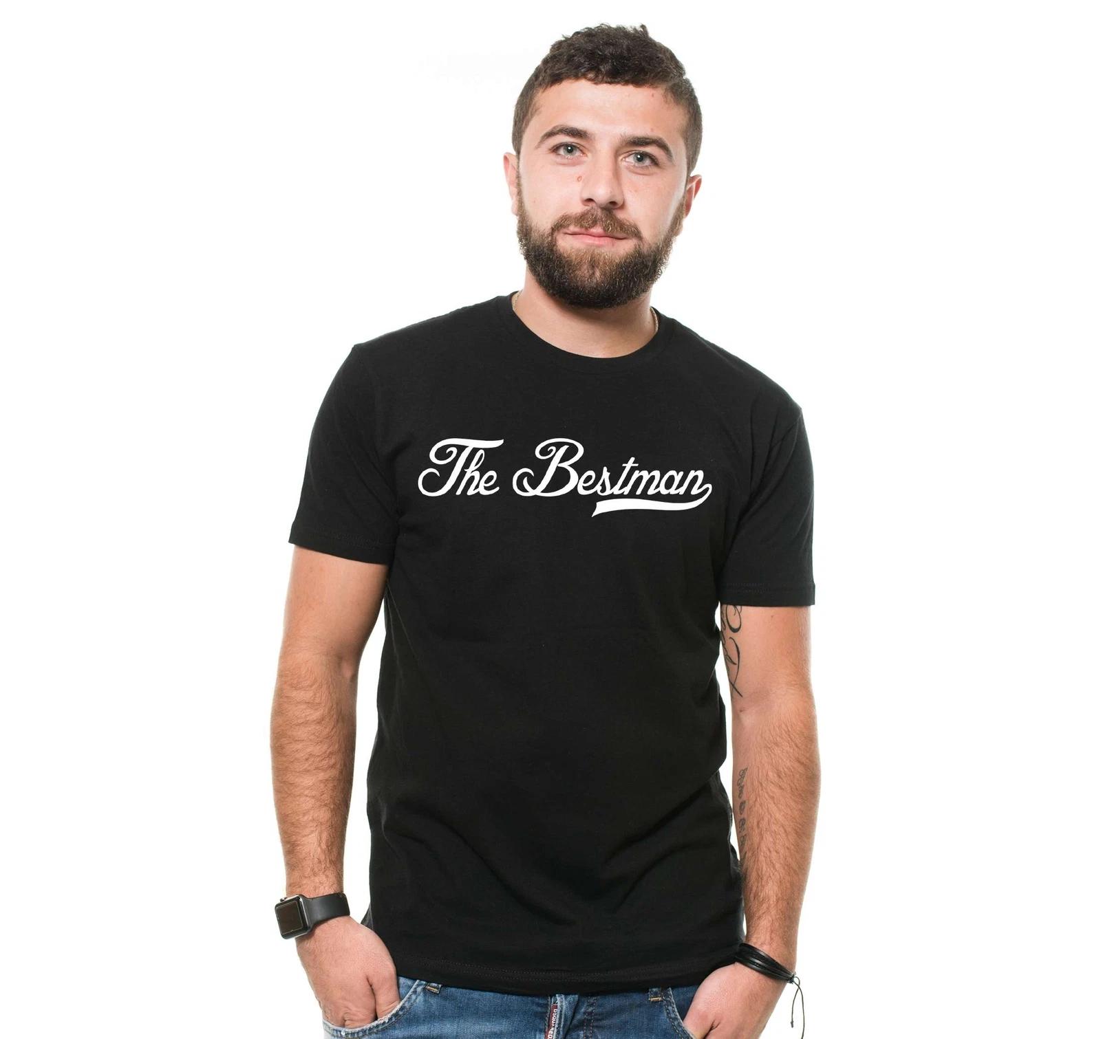 

Mens The Bestman T-shirt Wedding Shirts Bachelor Party Shirt Best Man Shirt L