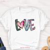 Love T Shirt Cute Valentines Women Day  Vintage Washed Streetwear Casual Soft Fashion Slightly Homme Graphic Comfortable Unisex