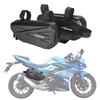 2Pcs Motorcycle Triangle Side Bag EVA Tool Bag Hard Shell Tail Bags 26.5*12*7cm