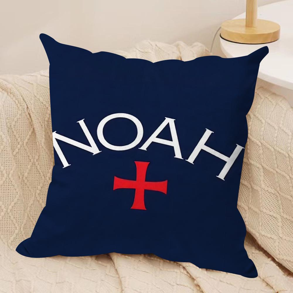 Luxury Brand N-NOAH Cushion Cover Soft Plush Fabric Double-Sided Printed Sofa Cushion Cover for All Seasons Home Decor Gift