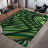 3D Abstract Carpet Color Lines Carpet Living Room Tea Table Visual Carpet Mat