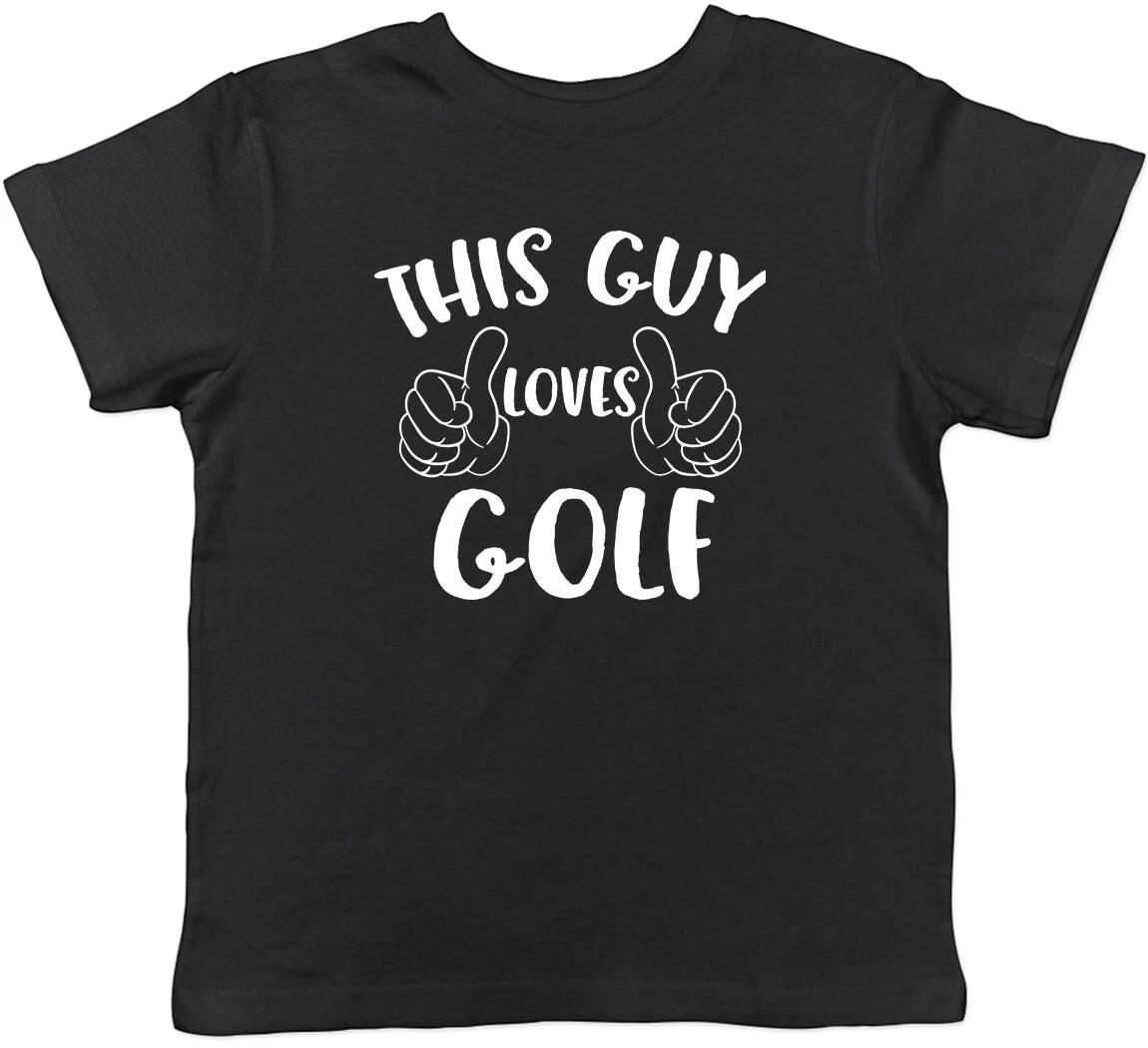 

This Guy Loves Golf Childrens Kids Boys Baby Children T-shirt Boys Girls 140