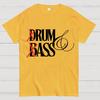 Funny Drum & bass lovers Cotton Summer Casual Cool Loose T-Shirt
