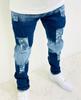 skinny distressed UK hip street sweat jogger super skinny patch JGG.Men's jeggings, pants, denim, drill, drill, sweat, hop, style, denim, pants,