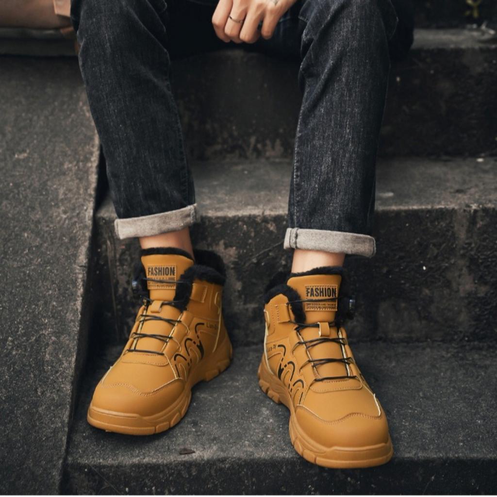 Velvet Shoes, Thick Shoes, Cotton Shoes, Men's Shoes, Warm Shoes, Martin Boots, Breathable, Casual Shoes, Sports Shoes