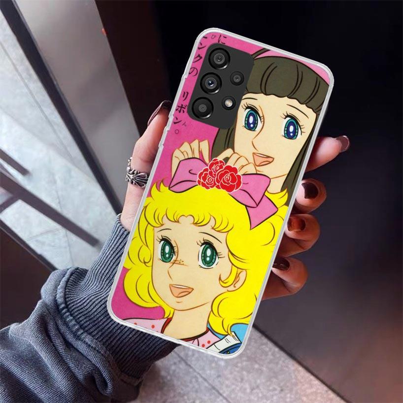 Anime Candy Phone Case For Samsung Galaxy A17 A16 A15 A14 A13 A57 A56 A55 A54 A53 A37 A36 A35 A34 A33 A26 A25 A24 A23 Galaxy A17