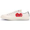 New Chuck 70 Comme Des Garçons Play X Low 'Milk' 150207C
