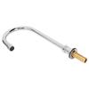 Stainless Steel Water Tap G1/2 Thread Kitchen Bathroom Basin Water Faucet for Foot Valve Knee Top