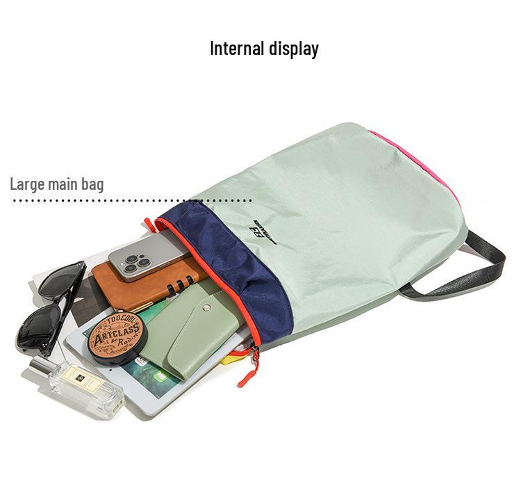 Plecak z tkaniny Oxford w bloki kolorów: Codzienny plecak podróżny i szkolny na zewnątrz