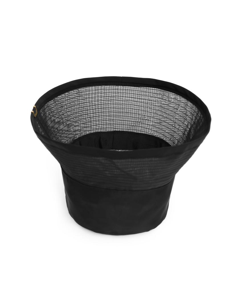 Eondeokeonteulolseutyudio Summer Bucket Hat Net Bucket / Shine Black