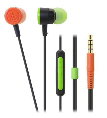 Căști exclusive Audio Technica Crazy BCZ ATH-CKL220i, negre, intraauriculare pentru iPod/iPhone/iPad
