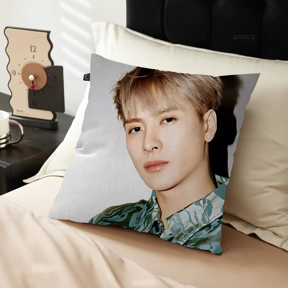 Chinese Star J-Jackson Wang Personalized Pillow Cover Kids Bedroom Wild Party Decor Pillowcase kid Birthday shower Gift