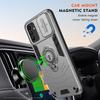 For Samsung A05 A05S Slide Camera Lens Protector Armor Case For Samsung Galaxy A05S Military Grade Bumpers Magnet Ring Cover A05