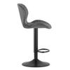 WEST Stool - Gray Velvet / Black Base X 2