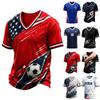 Soccer Print Short Sleeve T-Shirt for Adults