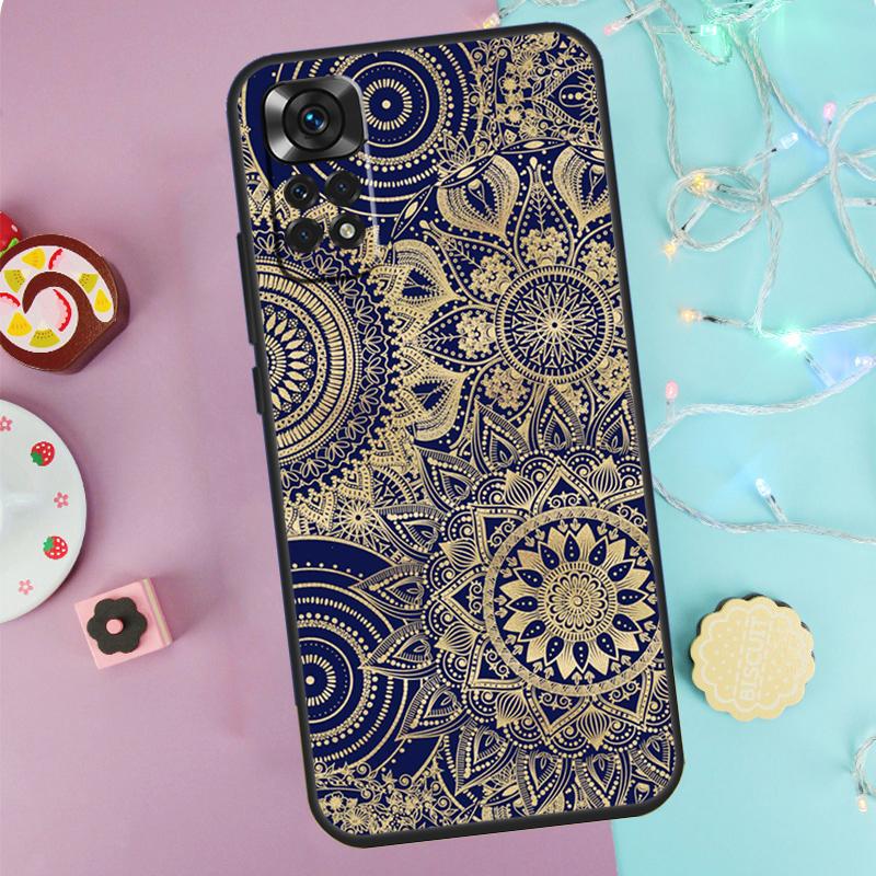 Mandala Mandala Case For Xiaomi Redmi Note 9 10 11 12 13 14 Pro 9S 10S 11S 12S Redmi 14C 10C 12C 13C Cover