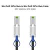 Mini 26Pin Hybrids Cable SFF-8088 To SFF-8088 Cable Easy Installation 1m 6Gbps SAS2.0 Cable for Raids Systems