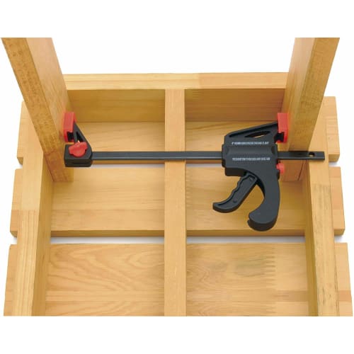 Takagi Hobby Quick Bar Clamp Black 100mm Set of 2 HQB-100-2P [Tsubame Sanjo Brand] [Easy work just by squeezing the lever] Clamp Woodworking Hardware