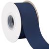 [Tekdeere]Width 50mm Solid Navy Grosgrain Ribbon, Perfect for Gift Wrapping, Sewing, Hair Accessories, Wedding Decorations - 22 Meters/roll