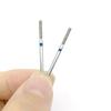 10pcs Diamond Burs Medium Dental FG 1.6mm High Speed Drills for Polishing Smoothing Teeth Polishers SF-X12