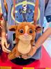 Beijing Film Park Souvenir Gift - Madagascar Lemur Mort Plush Crossbody Bag for Children, Perfect Birthday Present