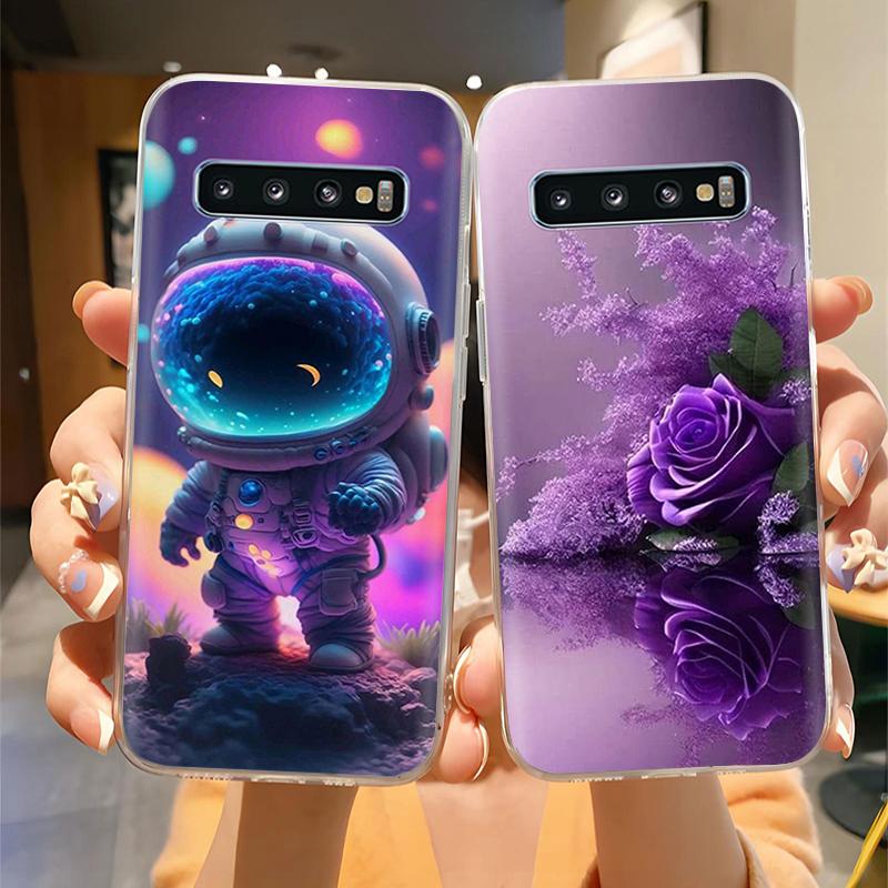 Phone Case For Samsung Galaxy S10 Plus Case Fundas Cases For Samsung Galaxy S10 S 10+ S10E Soft TPU Silicone Bumper Cover Coque