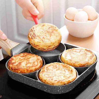 Frying Egg Pan Mould Four Hole Artifact Non-stick Pancake Pan Pan Home Breakfast ARI