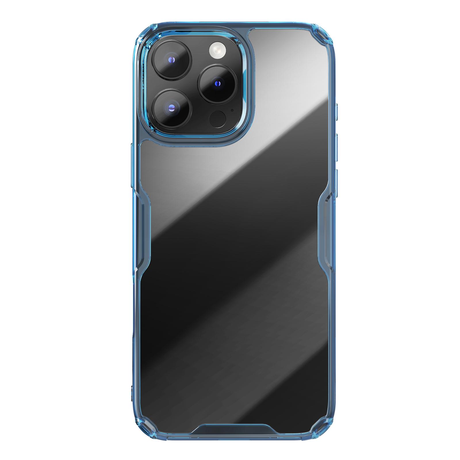 Чехол Nillkin для iPhone 16 Pro Max Nature TPU Pro прозрачный мягкий силиконовый чехол прозрачный чехол iPhone 16