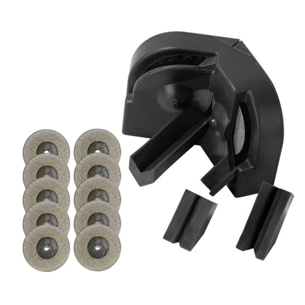 Drill Bit Sharpener Set High Accuracy Drill Bit Grinder 10PCS Diamond Grinding Disc and 3 Auxiliary