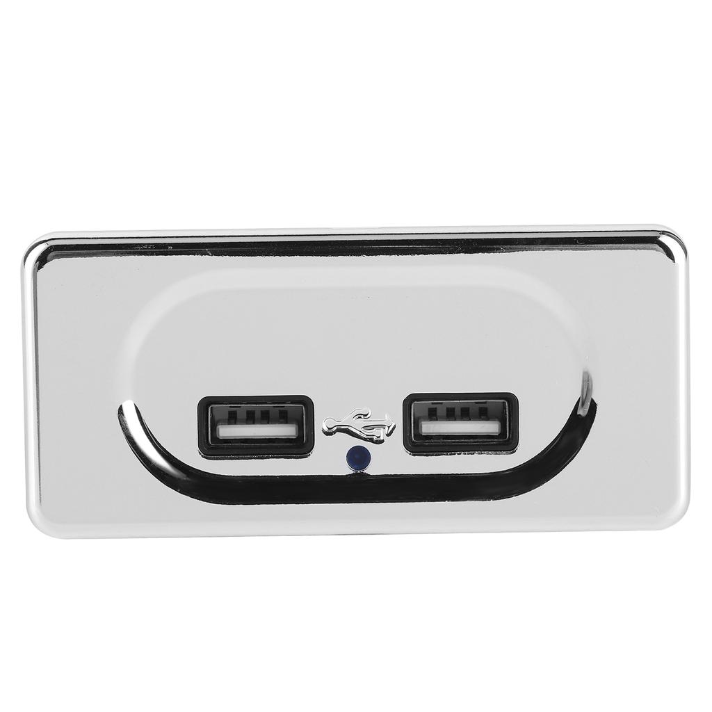 Dual USB Charger 3.1A Socket with LED for 12 24V RV Caravan Replacement