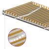 Automatic Awning with LED Lights and Wind Sensor 300x250 cm Yellow White