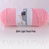 Large Skein 5-Ply Milk Cotton Yarn: Luxurious Plush for Doll Making & Seat Cushions, Available in 80 Colors
