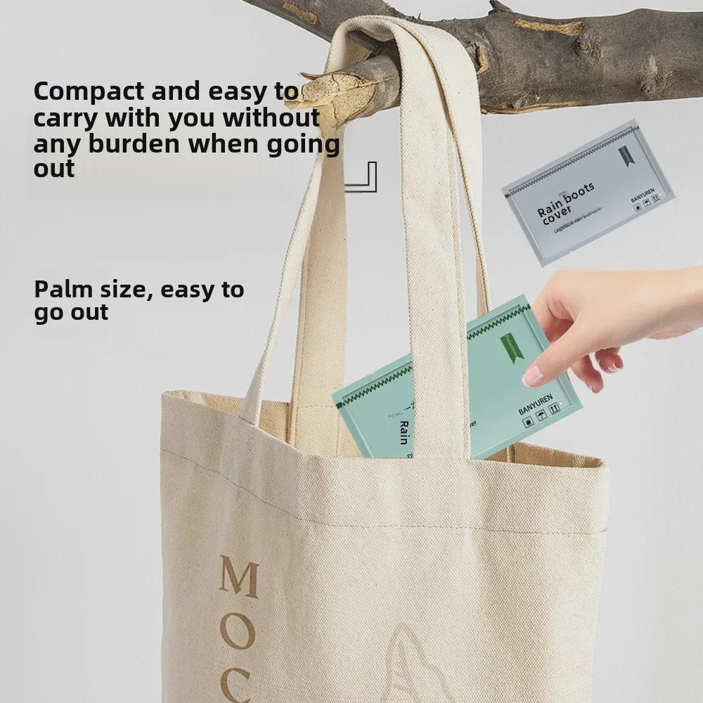 Huse portabile impermeabile de unică folosință pentru cizme de ploaie - Tub gros și înalt pentru adulți