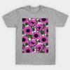 Unisex Fashion TShirt Pink Anemone Garden Print TShirt Plus Size S-5XL T-Shirt 100%Cotton Tops O Neck Short Sleeve Tees