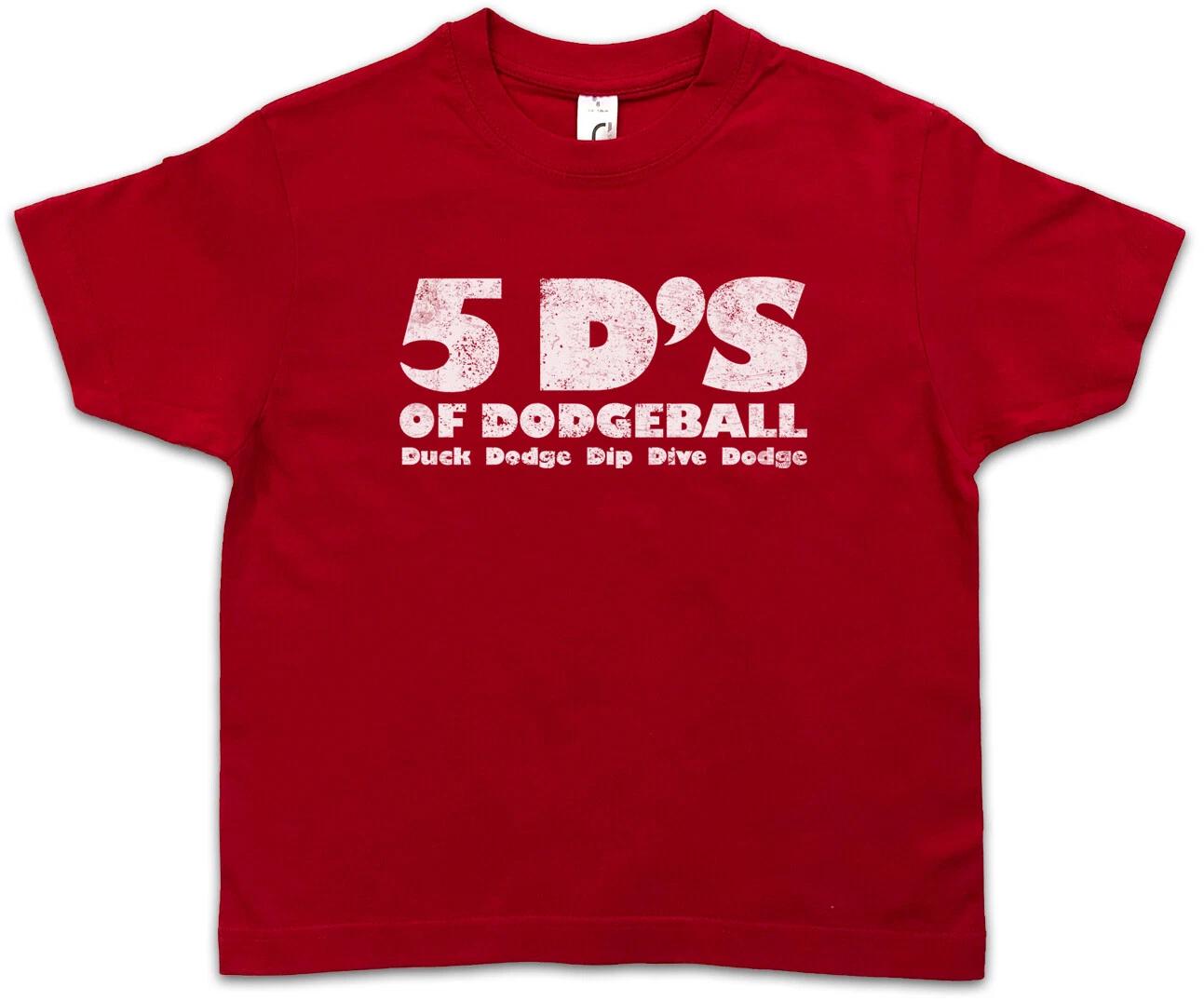 5 D s Kids Boys T-Shirt of Dodgeball Globo Fun Duck Dodge Dip Dive Gym- 110