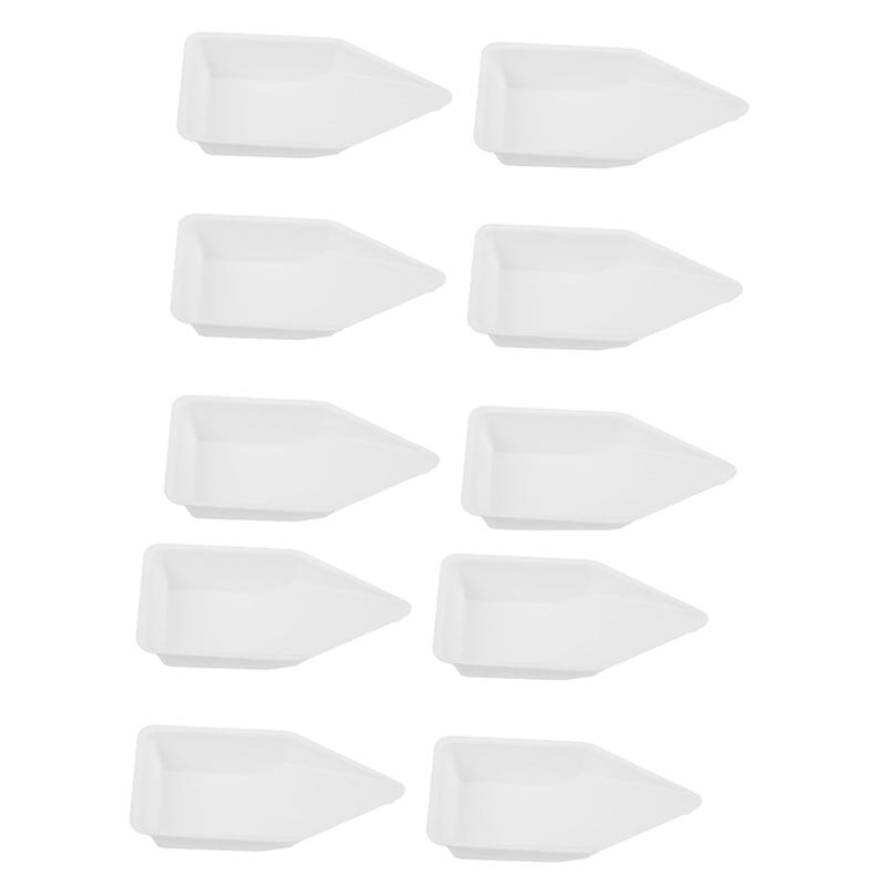 Practical-10Pcs Weighing Boat Square Tray Small Containers Weighing Dish Weight Boat Lab Weight Bottle