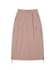 MOAA Shirred Cargo Maxi Skirt (Pink)