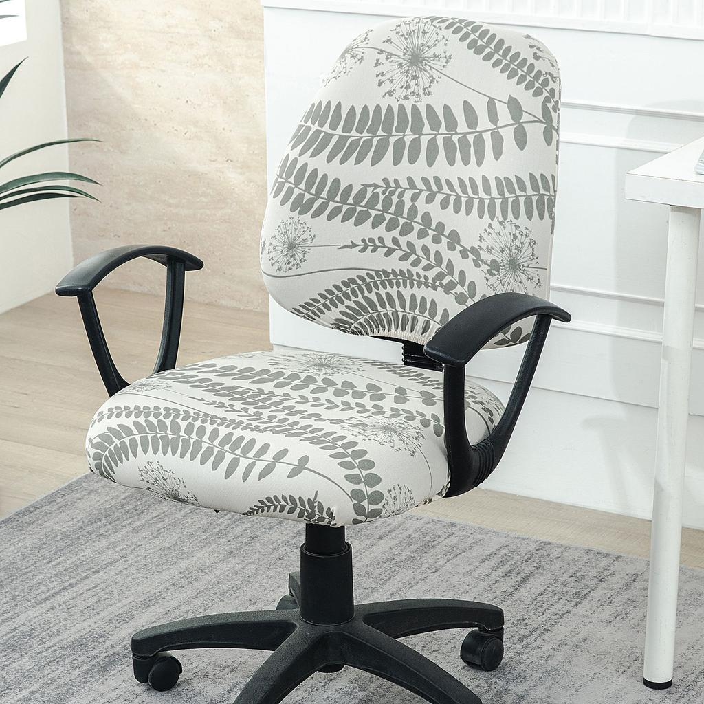 Elastic Split Chair Cover Office Lift Swivel Chair Cover Household Split Computer Chair Cover Non-Slip Seat