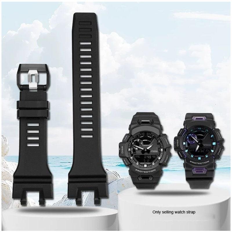 For Casio GBA-900 Men's Strap Sports Waterproof Bracelet Resin Replacement Watchband With Linker GBA 900 Watch Accessories
