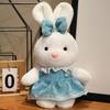 25cm Simulation Love Elephant Rabbit Stuffed Plush Toy Handmade Doll Pillow Cartoon Anime Cute Children's Birthday Gift Fun Doll