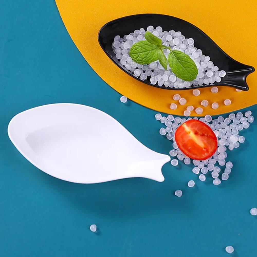 

6Pcs Mini Sauce Dish White Black Appetizer Plates Tableware Seasoning Plate Ketchup