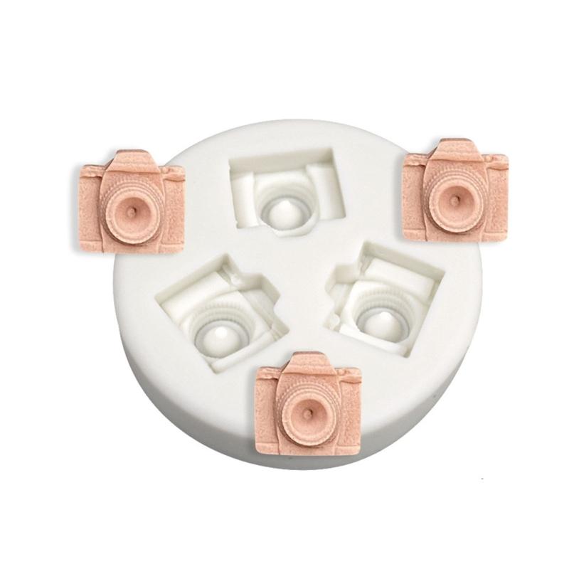 Fondán ve tvaru mini fotoaparátu Forma na čokoládu Pomůcky na pečení Pomůcky na pečení Ručně vyráběné mýdlo Forma na silikonové ozdoby Snadno se čistí