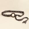Adjustable Braided Belt For Women Natural Cotton Waist Chain Bohemian Style Waist Rope Decoration For Dresses Jeans