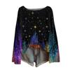 Womens  Fall Sweaters Long Sleeve Print Tops Pullover Sweaters Loose Dressy Casual Basic Clothes