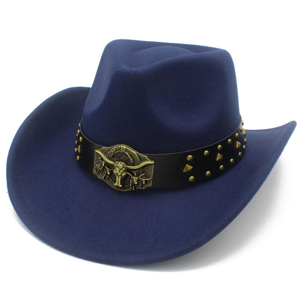 New fashion bull head accessories peach top top hat personalized grassland Tibetan western cowboy hat versatile cowboy hat