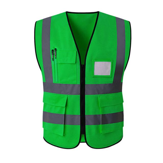 Multi-Pocket Reflective Vest for Drivers, Sanitation, Traffic, Cycling & Construction