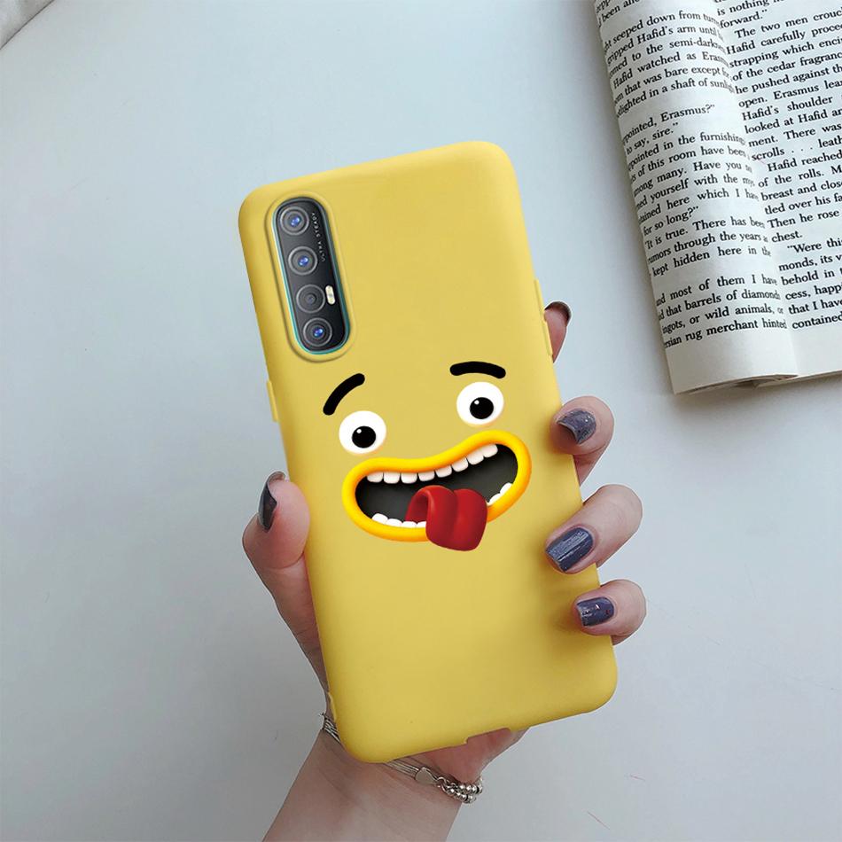 For OPPO Reno 3 Pro 5G Case Cute Cat Cactus Slim Soft Phone Case For OPPO Find X2 iIte Neo CPH2005 CPH2009 Silicone Back Cover
